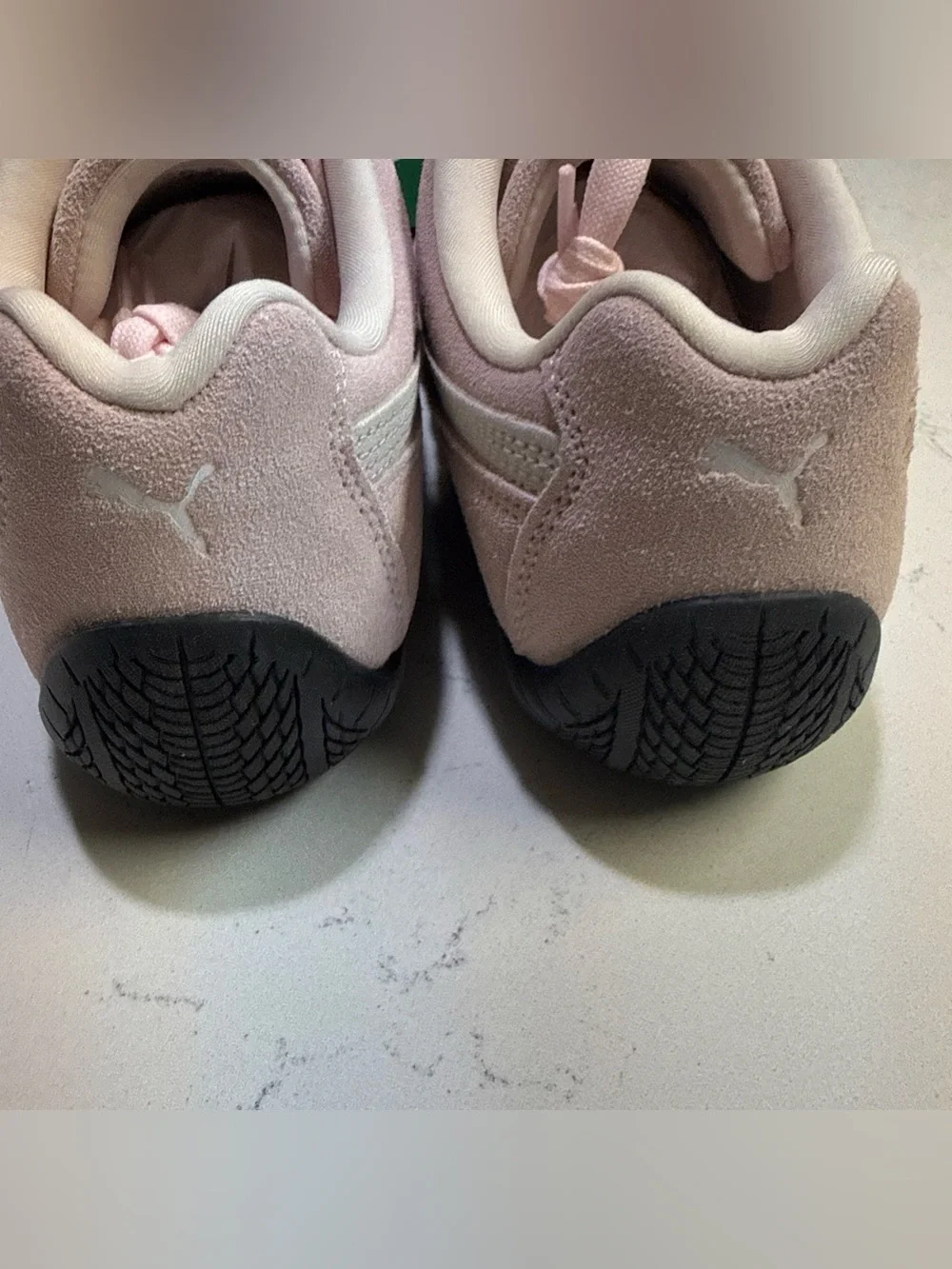 Puma Speedcat OG Wns Whisp of Pink Puma White Size 9 Women Sneakers New Box